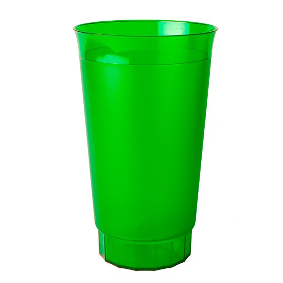 Table utensil. Premium glass 1000ml 18 x 10 cm material PS (BPA FREE) Green